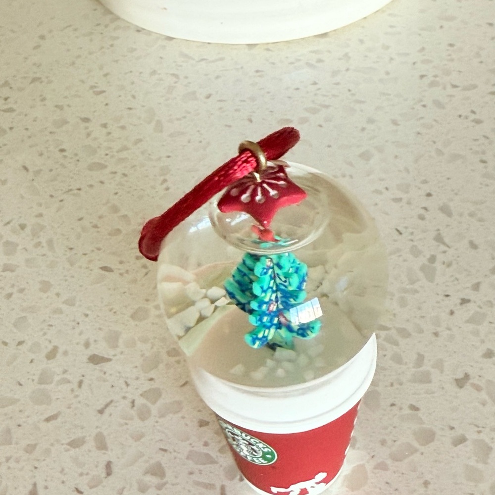 Starbucks 2006 mini globe ornament RARE - Picture 4 of 5